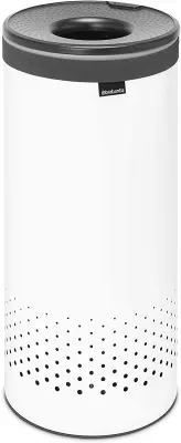 BRABANTIA 35L okrogel koš za perilo bel