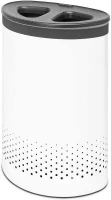 BRABANTIA Selector 55L koš za ločevanje perila bel