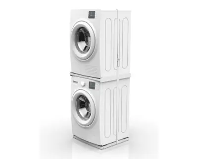 MELICONI The Tower 2v1 komplet veznega člena in podstavka za pralni/sušilni stroj