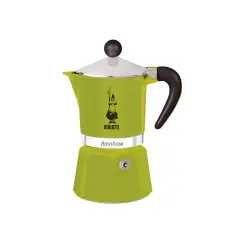BIALETTI Rainbow kafetiera za 6 skodelic zelena