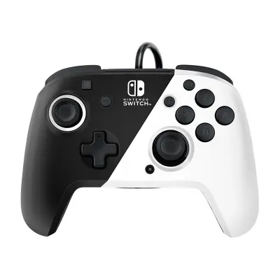 PDP NINTENDO SWITCH Faceoff Deluxe Kontroler + Audio Črno Bel