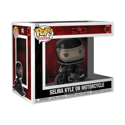 FUNKO POP RIDE DLX: SELINA ON MOTORCYCLE figura