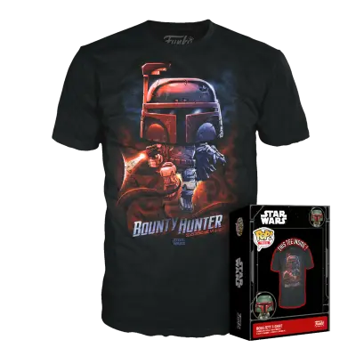 FUNKO BOXED TEE: STAR WARS - BOBA FETT figura & majica