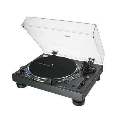 AUDIO-TECHNICA AT-LP140XP gramofon, črn