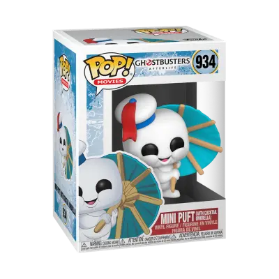 Ghostbusters 3: Afterlife Mini Puft with Cocktail Umbrella Pop! Vinyl Figure