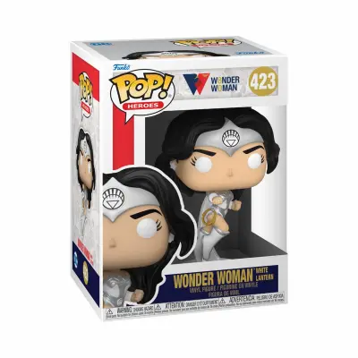 FUNKO POP HEROES: WONDER WOMAN 80th- WONDER WOMAN WHITE LANTERN figura
