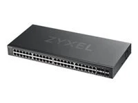 STIKALO 48-PORT ZYXEL GS1920-48v2 50Port Smart Managed Switch 44x Gig. Copper in 4x Gigabit dual pers. hybrid mode standalone ali NebulaFlex Cloud