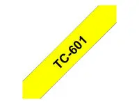 Brother TC-601 Rumen/črn 12mm trak za PT 8e/500/2000/3000/5000