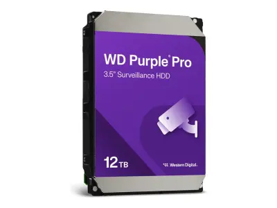 WD PURPLE PRO 12TB, 7200 obratov, 256MB