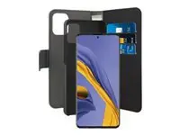 PURO, Ohišje v obliki školjke za samsung Galaxy A51 Folio 2 v 1 z magnetnim ovitkom in držalom za kartice, ?rna