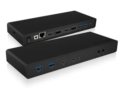 Icybox IB-DK2245AC Docking USB-C priklopna postaja z dvojnim video priključkom
