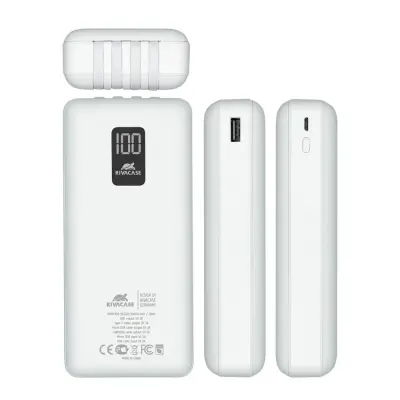 RIVACASE VA2220 20000mAh prenosna baterija s kabli