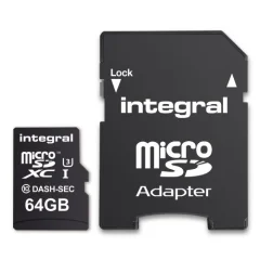 INTEGRAL 64GB MICRO SD KARTICA ZA VARNOSTNE KAMERE