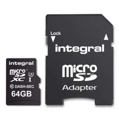 INTEGRAL 64GB MICRO SD KARTICA ZA VARNOSTNE KAMERE