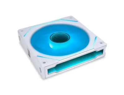 LIAN LI INF SL120 ARGB PWM bela 120 mm ventilator