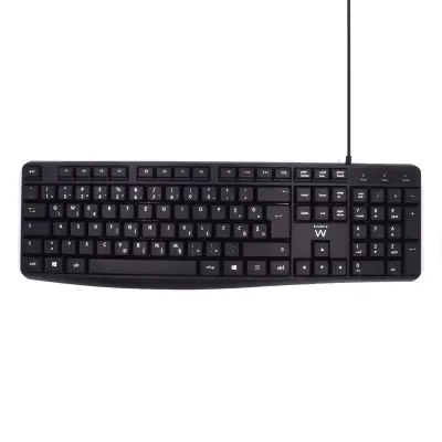 Ewent Business s tihimi tipkami, črna, USB, SLO tipkovnica