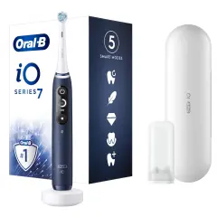 ORAL-B iO7 električna zobna ščetka, safir modra