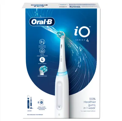 ORAL B iO4 zobna ščetka, bela