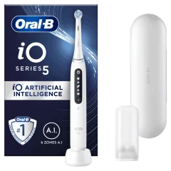 ORAL B iO5 električna zobna ščetka, bela