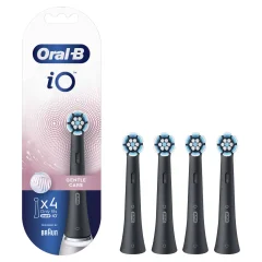 ORAL-B iO Gentle Care nastavki za zobno ščetko, 4 kos, črni