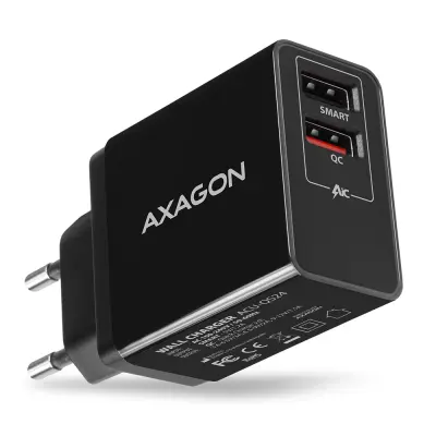 AXAGON USB-C 24W pametni polnilec