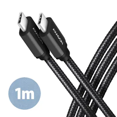 AXAGON 3.2 1m PD 60W kabel USB-C na USB-C