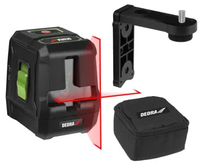 Križni rdeči laserski nivelir 20m