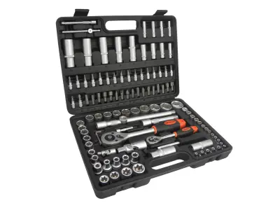 Komplet ključev 108 delni set natičnih ključev račne – gedore