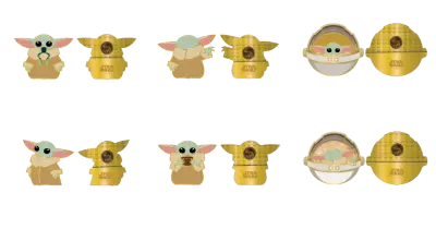 FUNKO BLIND BOX ENAMEL PINS: STAR WARS MANDALORIAN: THE CHILD figura