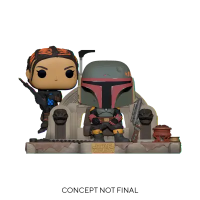 FUNKO POP MOMENT: MANDALORIAN - BOBA FETT & FENNEC SHAND figura