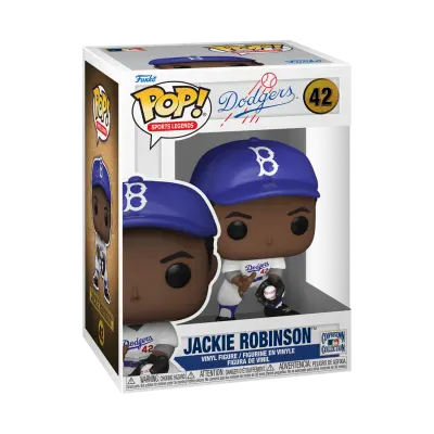 FUNKO POP ICONS: JACKIE ROBINSON W/BRONZE CHASE figura