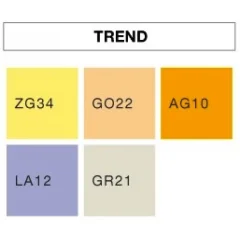 Papir barvni trend limon rumena IQ Color A4 ZG34,  80g 500 listov