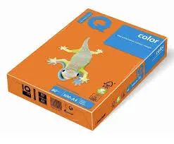 Papir barvni intenziv oranžna IQ Color A4 OR43,  80g 500 listov