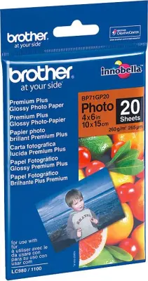 Brother Foto papir glossy 10x15 cm, 20 listov 260g/m2, Inkjet