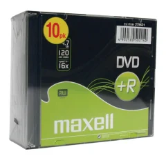 MAXELL DVD+R 4,7GB 16X 10kos 5mm škatlice