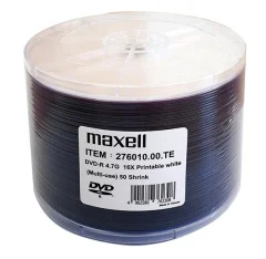 MAXELL DVD-R 4,7GB 16X 50 na osi printable SHRINK pack