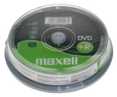 MAXELL DVD+R 4,7GB 16X 10 na osi