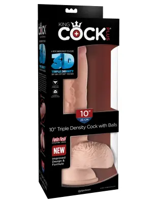 DILDO King Cock Plus Triple Density With Balls 10