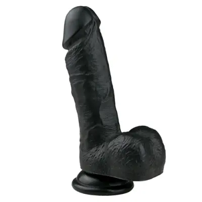 DILDO Easytoys Realistic Black (17,5 cm)