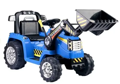Traktor – nakladalec 2x45W 7Ah MP3 + žarometi in daljinec