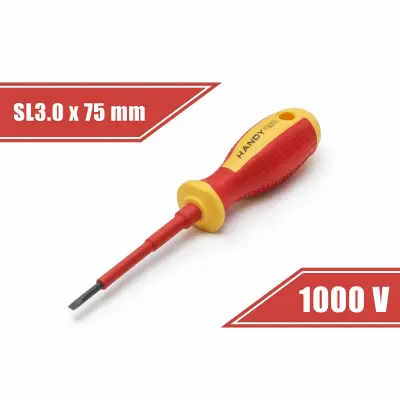 Izvijač izoliran - 0,5 x 3,0 x 75 mm - do 1000 V