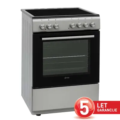 VOX CHT6105 IX (4x steklokeramika) steklokeramični štedilnik