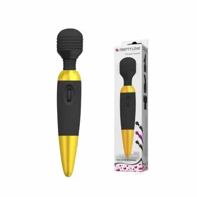 MASAŽER Pretty Love Power Wand Black/Gold