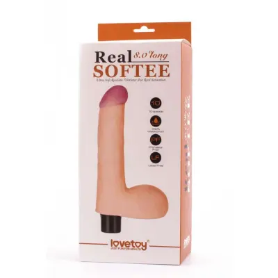 VIBRACIJSKI PENIS Lovetoy Real Softee #4