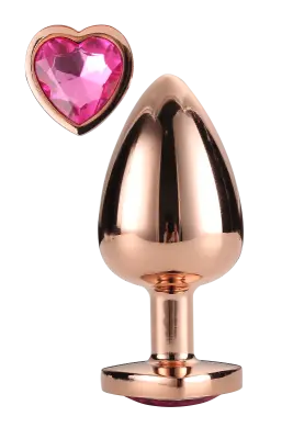 ANALNI ČEP Gleaming Love Rose Gold Large