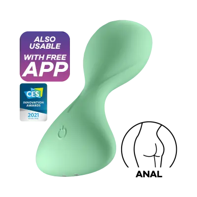 VIBRACIJSKI ANALNI ČEP Satisfyer Trendsetter Green