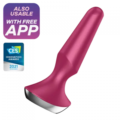 VIBRACIJSKI ANALNI ČEP Satisfyer Ilicious 2 Berry