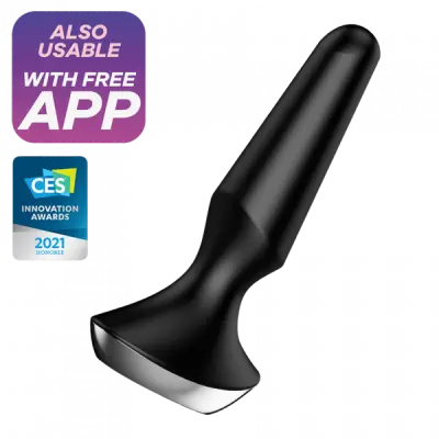 VIBRACIJSKI ANALNI ČEP Satisfyer Ilicious 2 Black