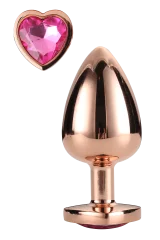 ANALNI ČEP Gleaming Love Rose Gold Small