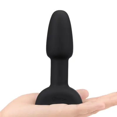 VIBRACIJSKI ANALNI ČEP B-Vibe Rimming Petite Black